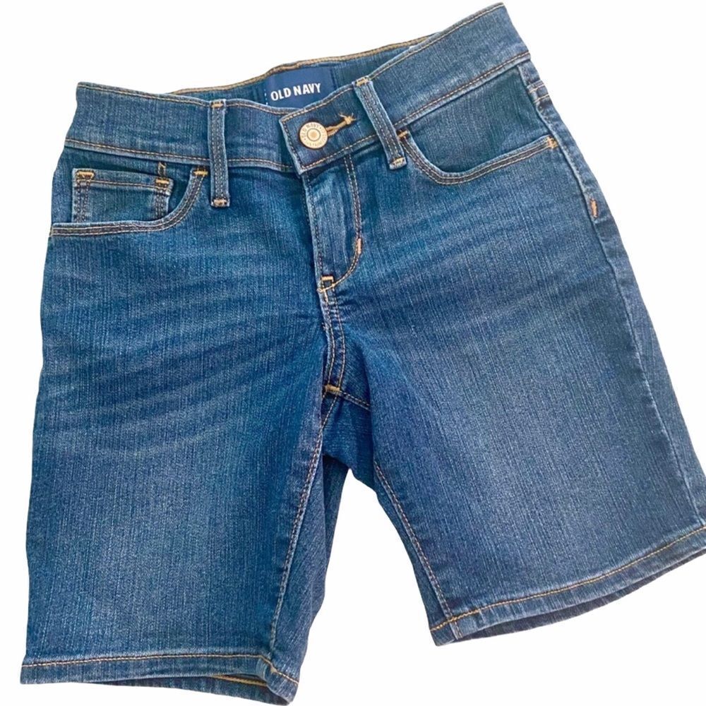 🔥 5 for $30 🔥 Old Navy Girls Bermuda Jean Shorts | 8